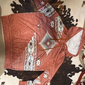 Southwestern Pattern Hoodie
